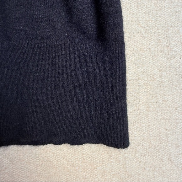 Quince 100% Mongolian Cashmere Black Duster Long Cardigan Sweater S - Picture 9 of 10